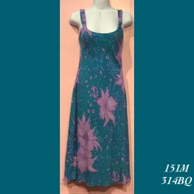 151MX - 314BQ , Bias strap mid length dress plus size