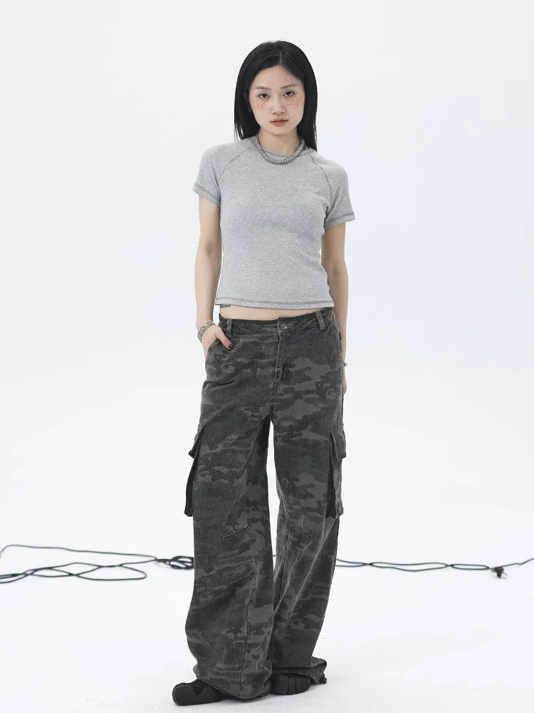 Achihara BASIC TIGHT-FITTING T-SHIRT