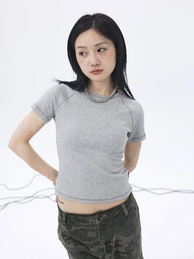 Achihara BASIC TIGHT-FITTING T-SHIRT