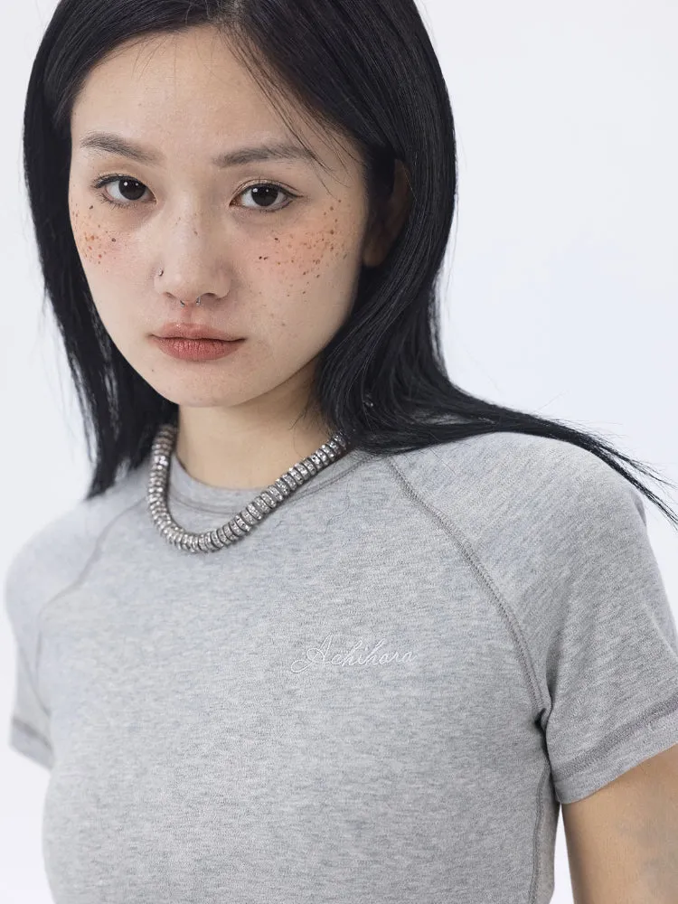Achihara BASIC TIGHT-FITTING T-SHIRT