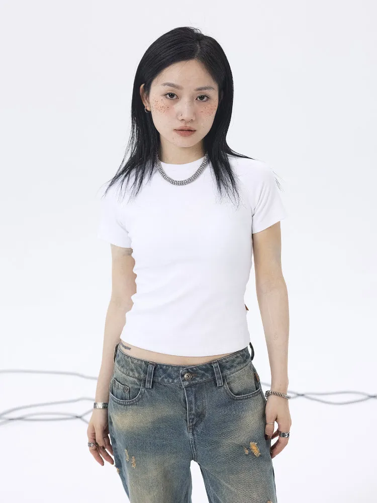 Achihara BASIC TIGHT-FITTING T-SHIRT