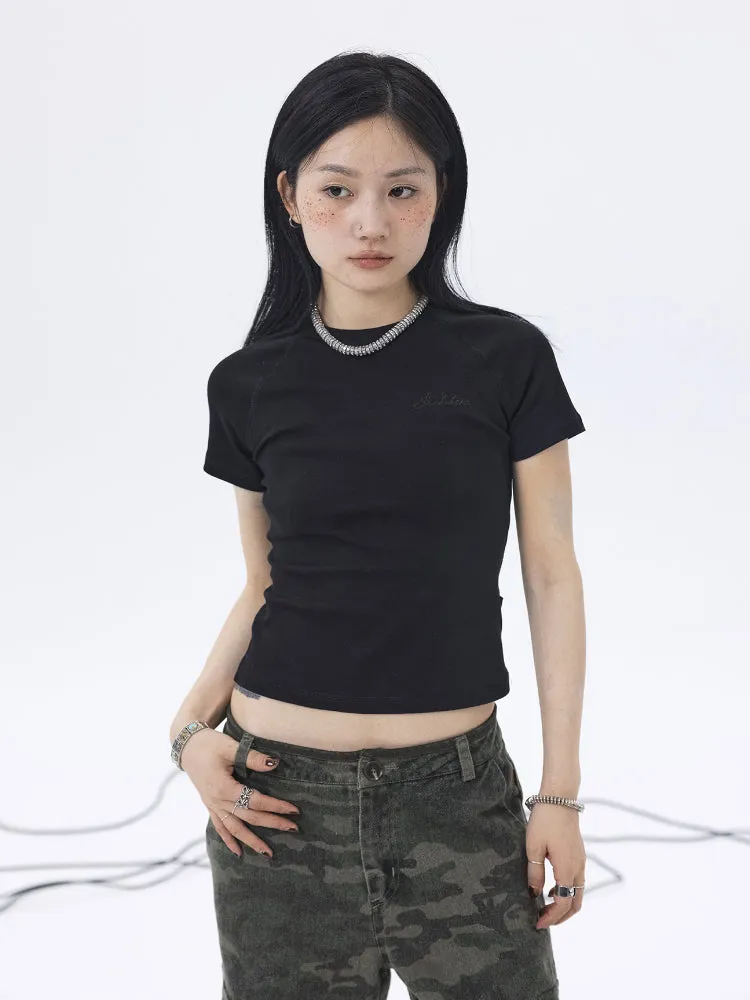 Achihara BASIC TIGHT-FITTING T-SHIRT