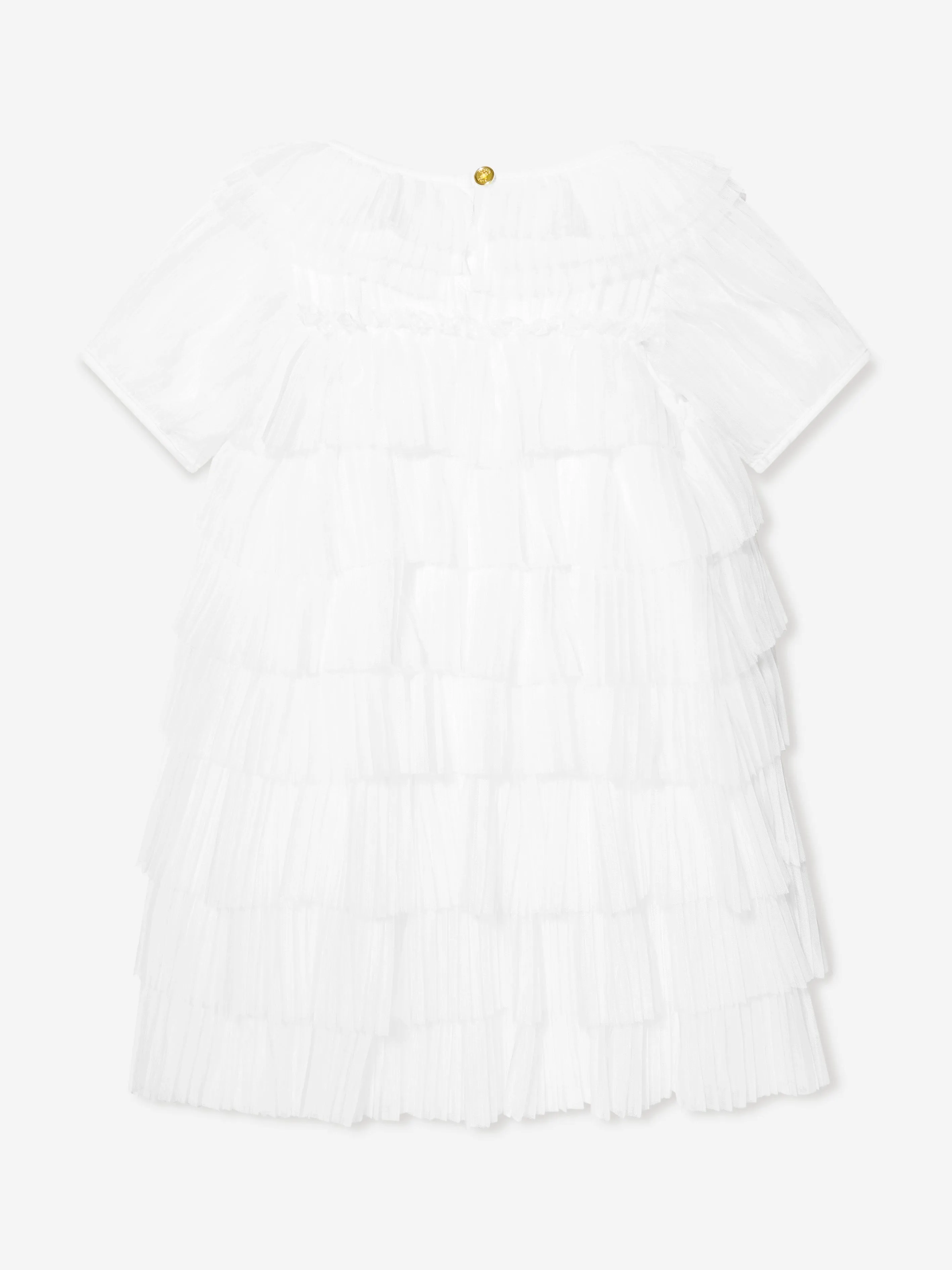 Angels Face Girls Tallulah Pleated Dress in White