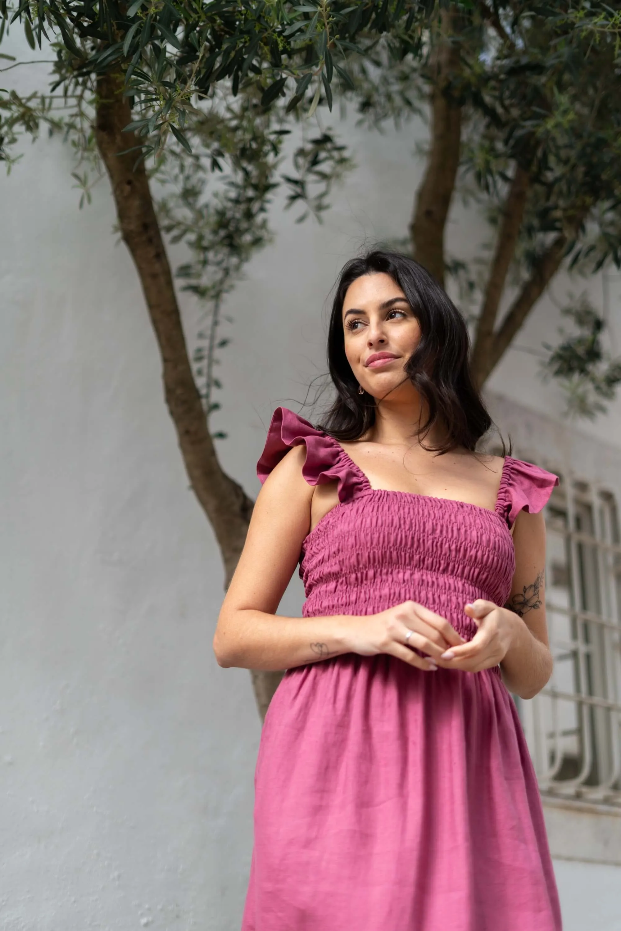Ariela Dress Mulberry Purple