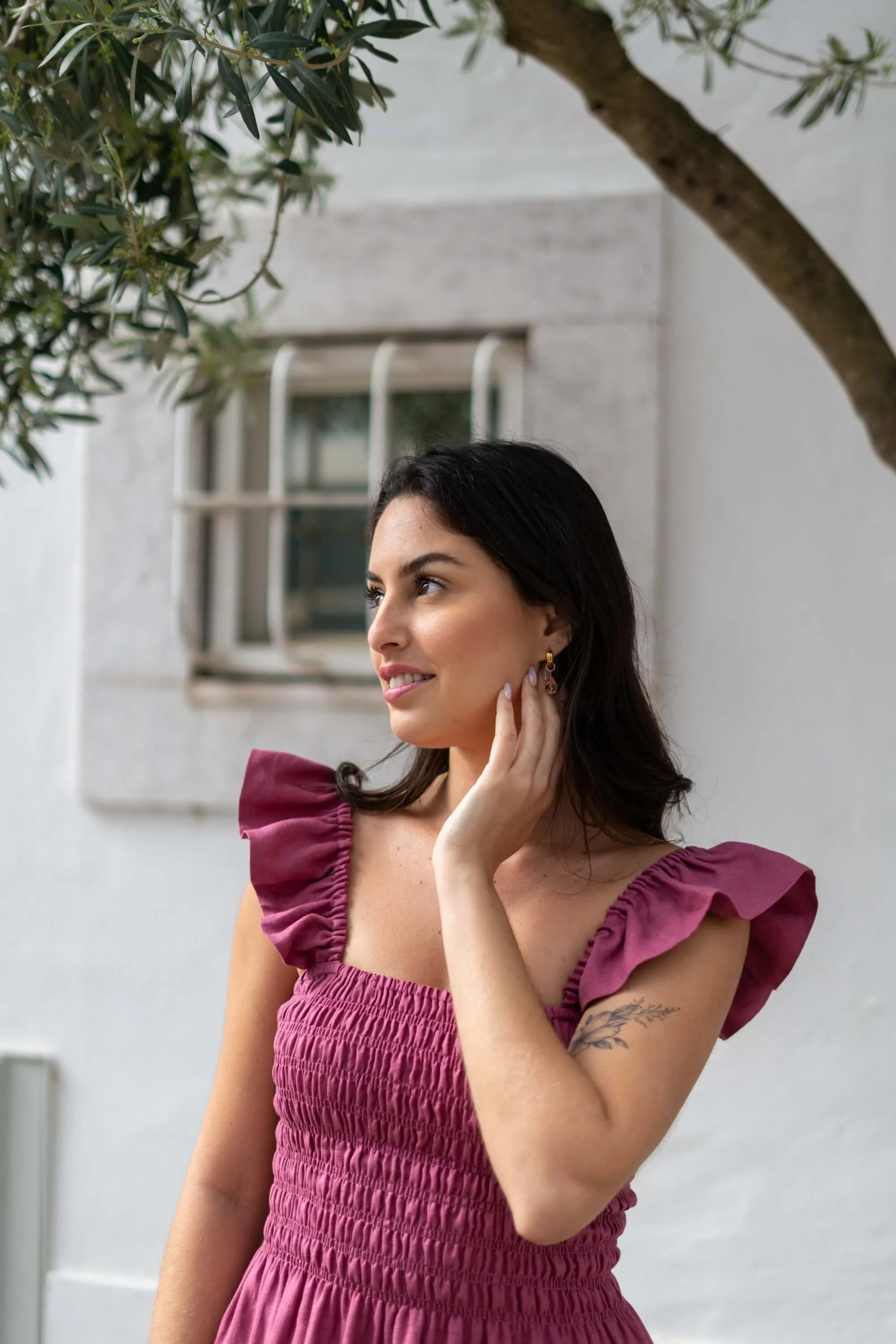 Ariela Dress Mulberry Purple