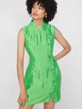 Aubrey Lime Green Mini Dress