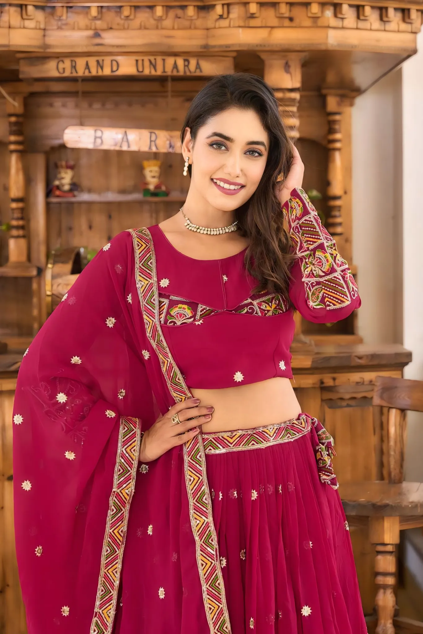 BEUTIFUL ATTRACTIVE DESIGNER LEHENGA CHOLI