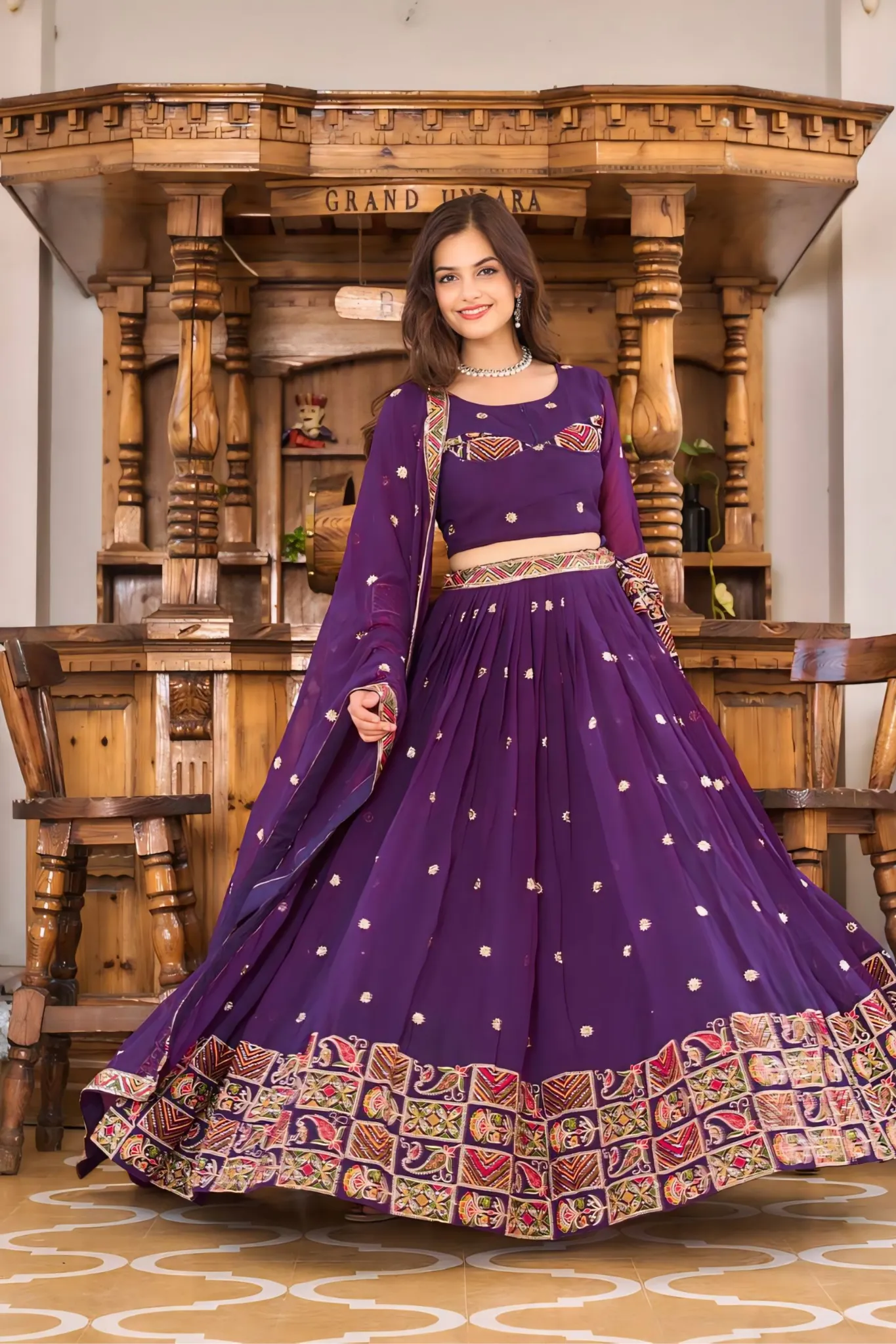 BEUTIFUL ATTRACTIVE DESIGNER LEHENGA CHOLI