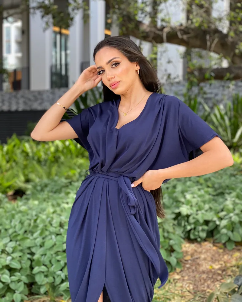 Bonnie Pleat Dress