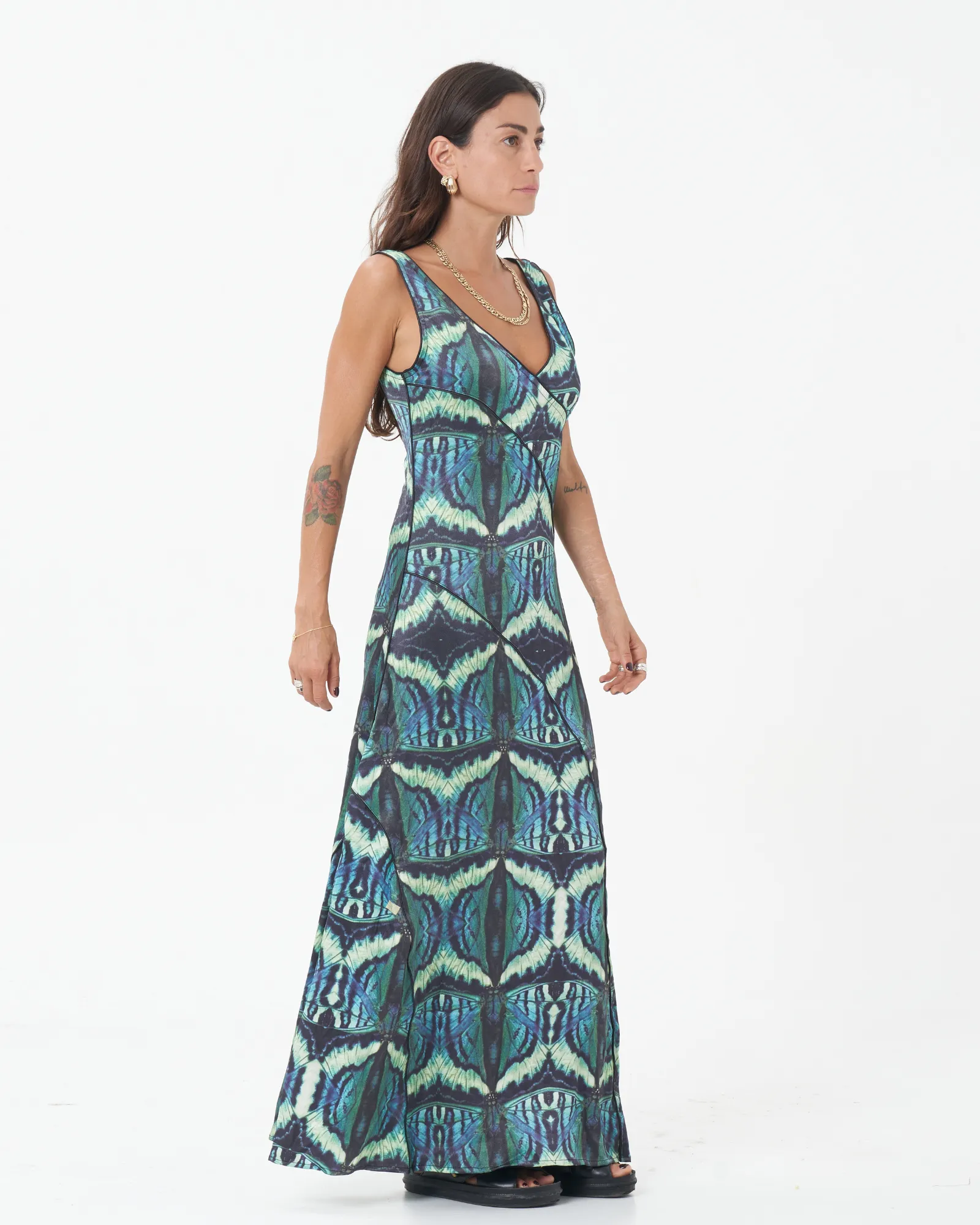 Butterfly Pipping Dress