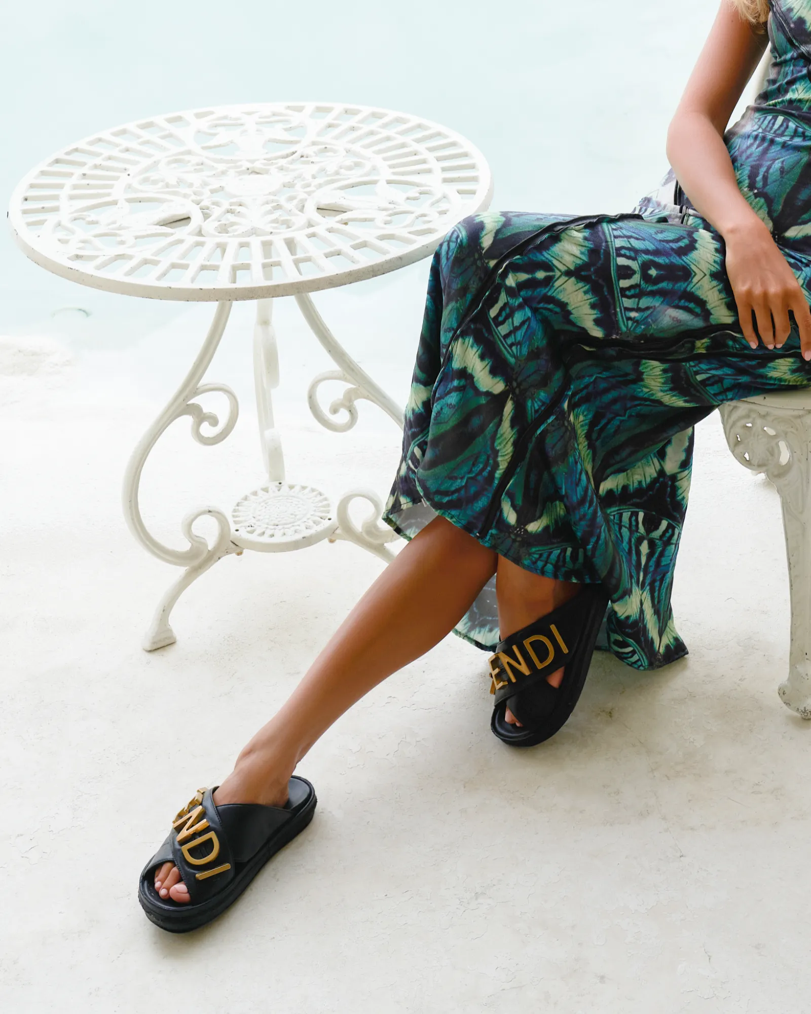 Butterfly Pipping Dress
