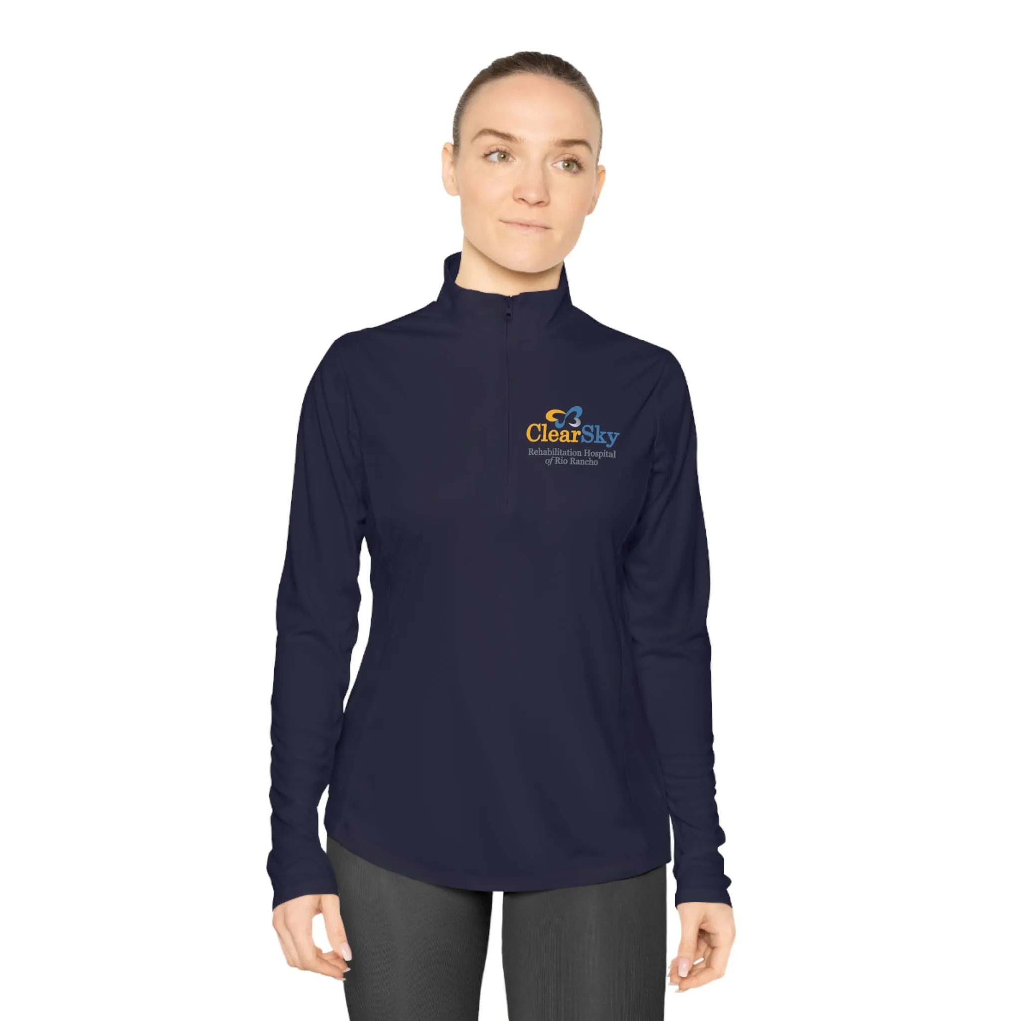 ClearSky Rehabilitation Hospital [Rio Rancho] [Front/Back Logo] | Unisex Quarter-Zip Pullover