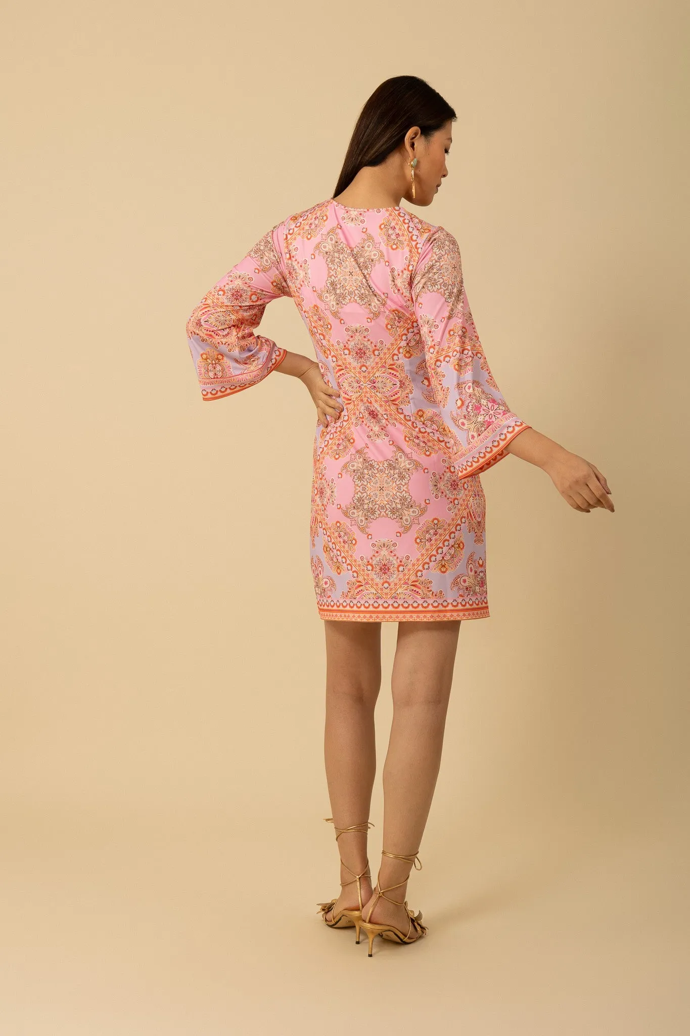 Coral Zariah Jersey Dress