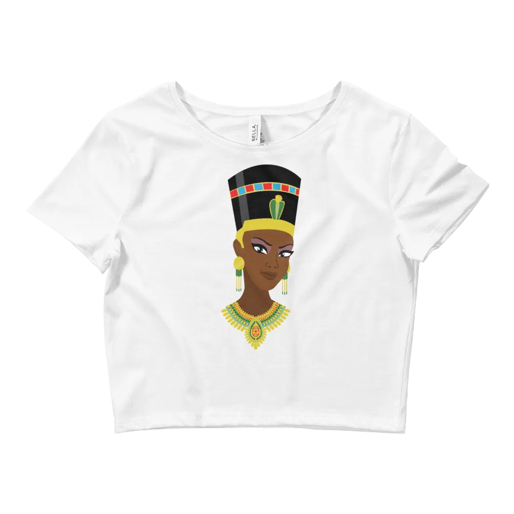 Egyptian Queen Ladies Crop Tee