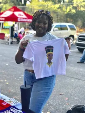 Egyptian Queen Ladies Crop Tee