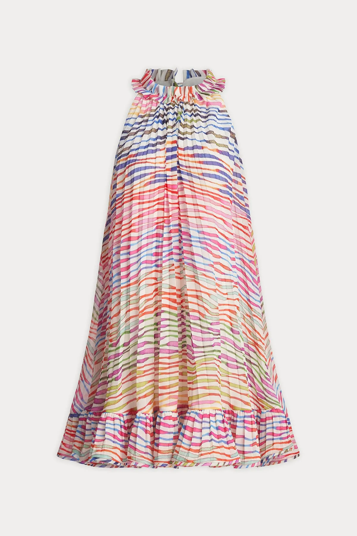 Estfan Pleated Halter Dress