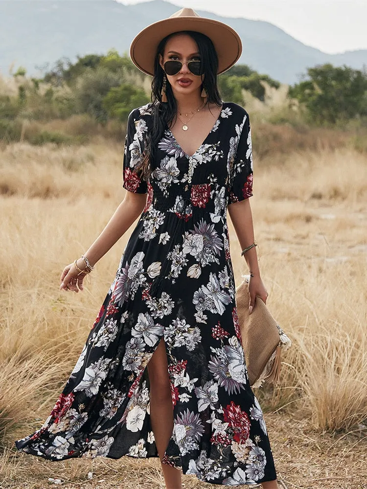 Floral Maxi Dress | Clémence