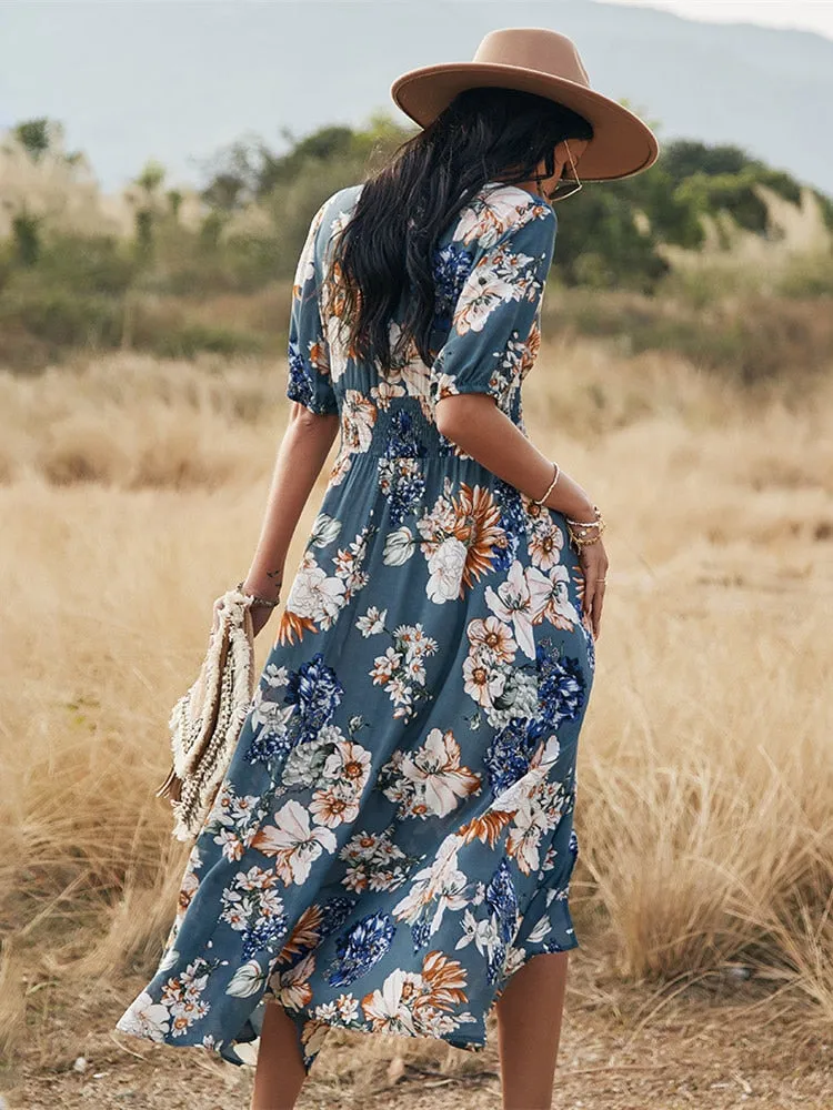 Floral Maxi Dress | Clémence