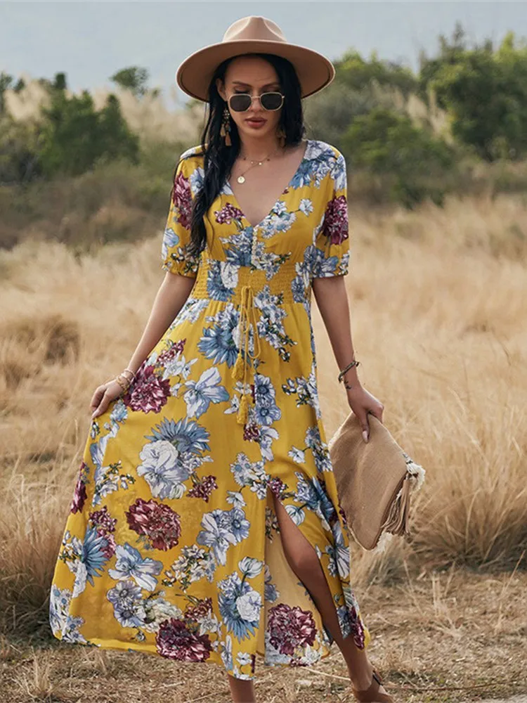 Floral Maxi Dress | Clémence