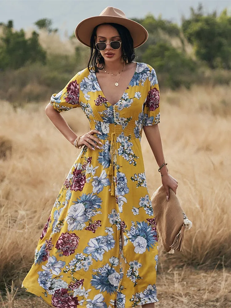Floral Maxi Dress | Clémence