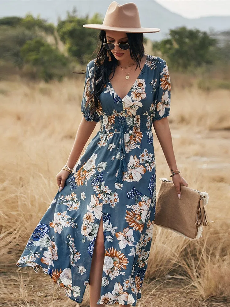 Floral Maxi Dress | Clémence