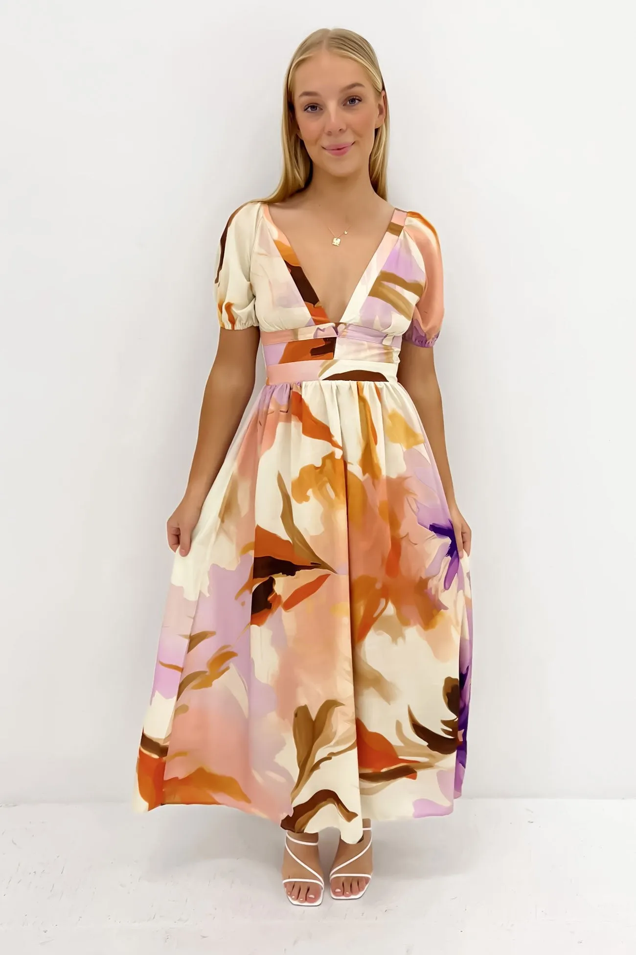 Hayes Midi Dress Multi