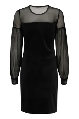 Ichi Nana Dress-Black-20122111