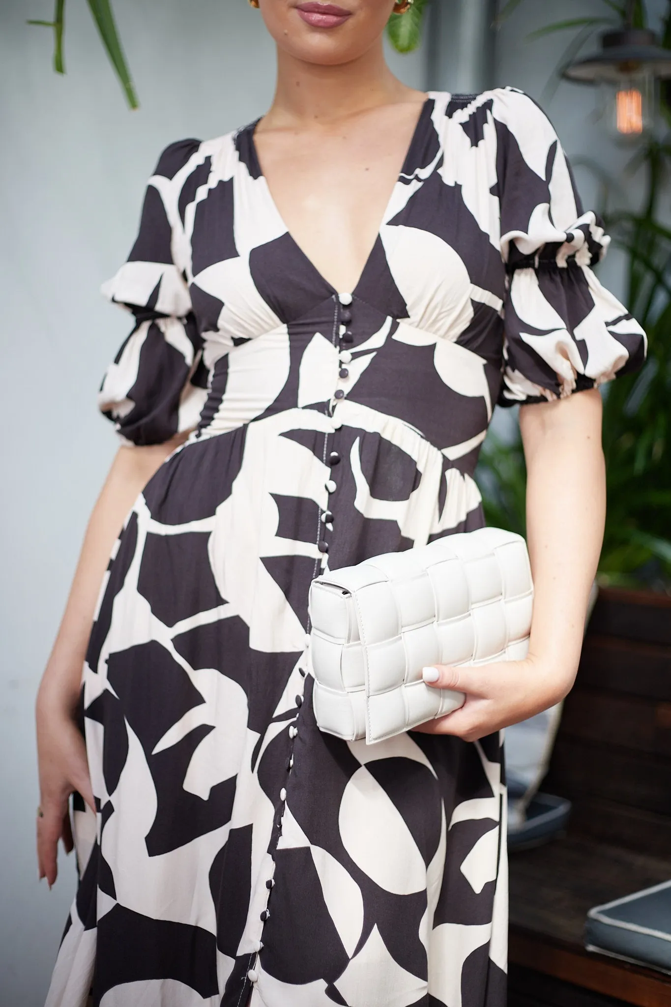 Kambree Dress - Brown Print