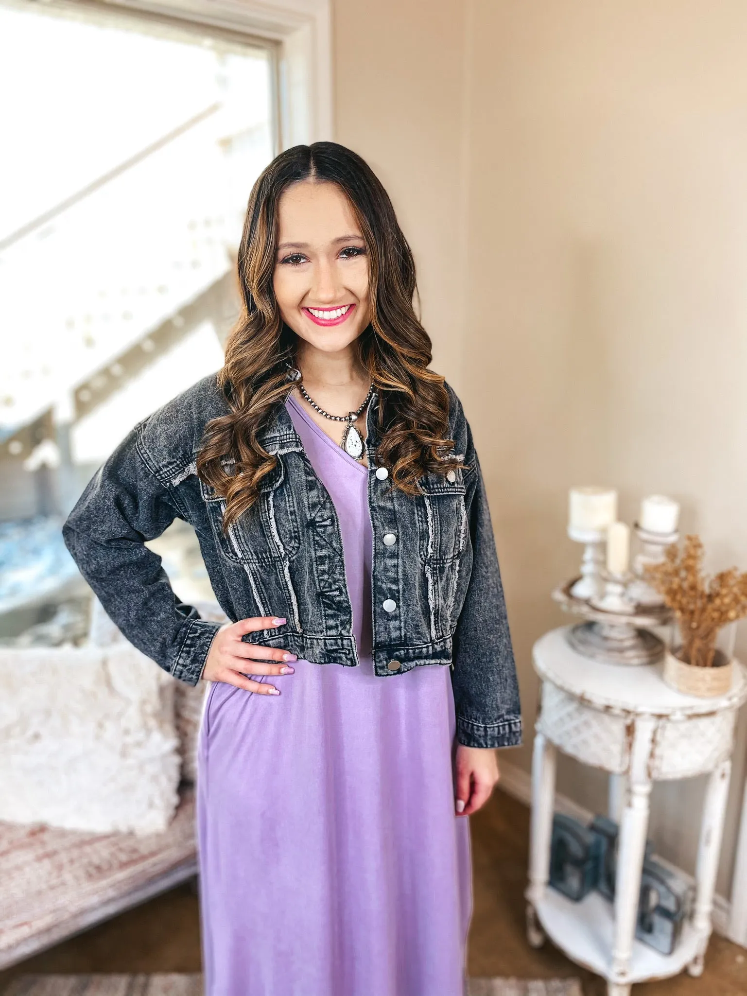 Last Chance Size Small | Simple Love Tee Shirt Maxi Dress in Lilac Purple