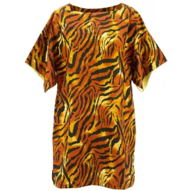 Modern Kimono Pocket Dress - Tiger