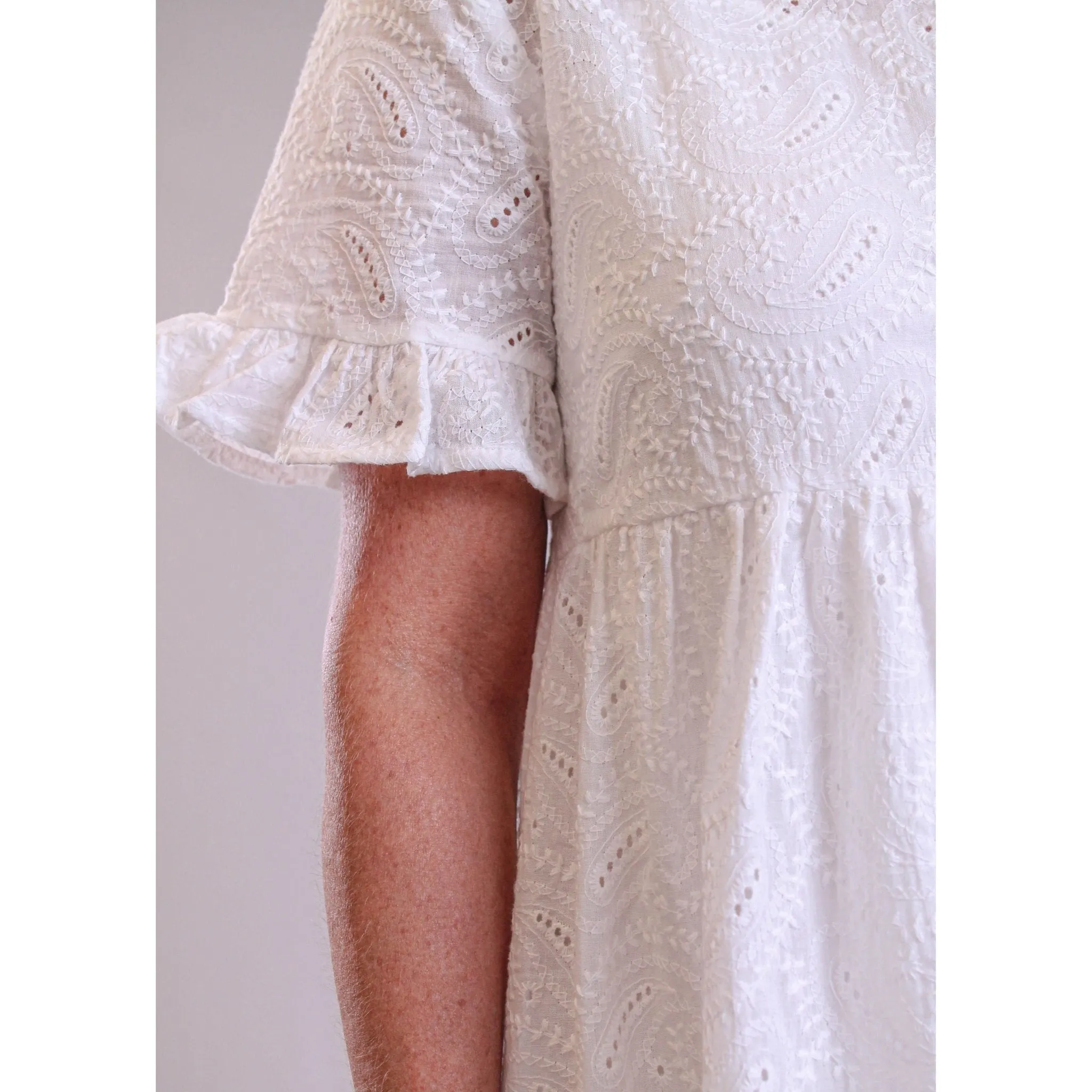 Molly Bracken Button Up Short Woven Dress