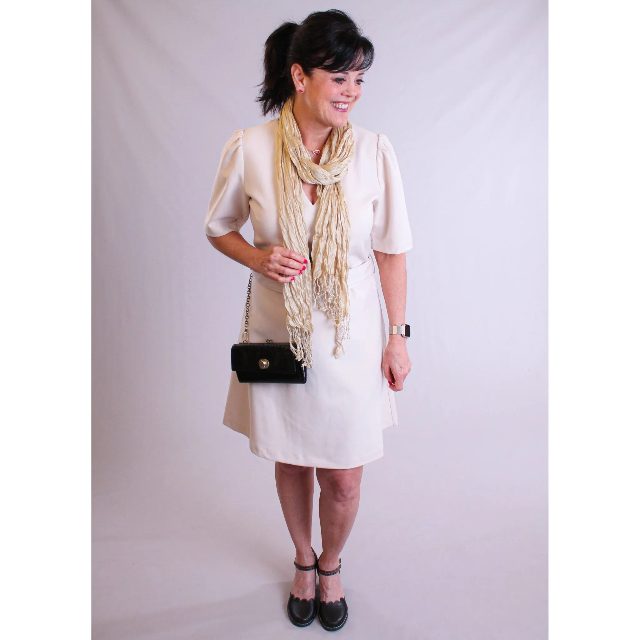 Molly Bracken Woven Dress with Belt