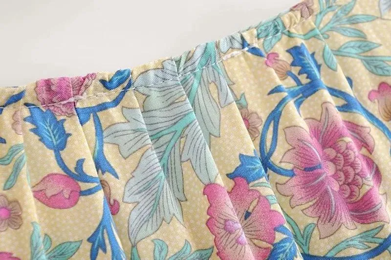 New Bohemian Sleeveless Print Long Dress