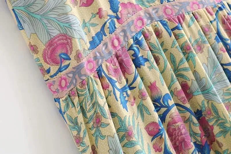 New Bohemian Sleeveless Print Long Dress