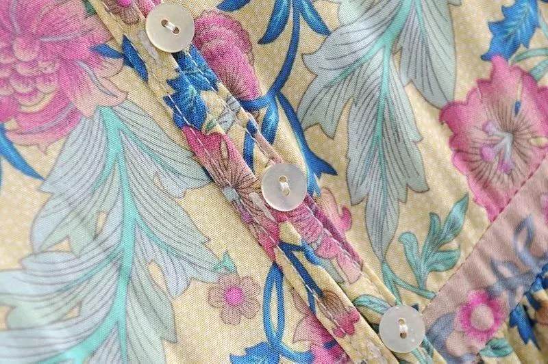 New Bohemian Sleeveless Print Long Dress