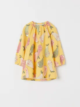 Pear Print Baby Dress