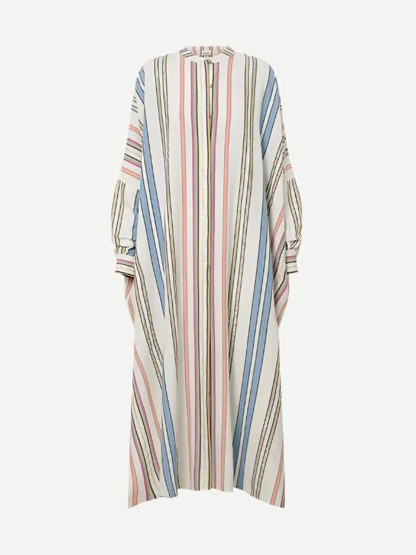 Pollux Maxi Dress in Byron Stripe