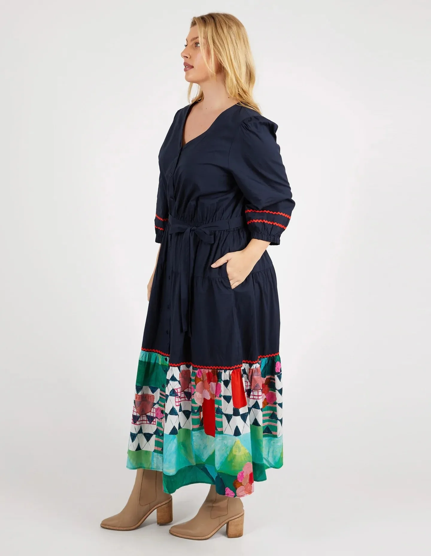 Private Universe Dress-  Dark Sapphire