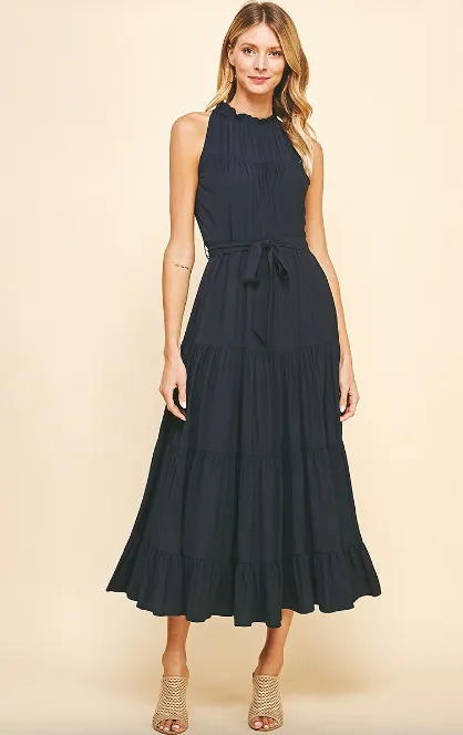 Savannah Halter Midi Dress