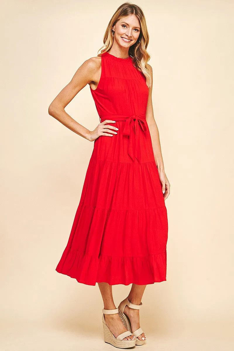 Savannah Halter Midi Dress