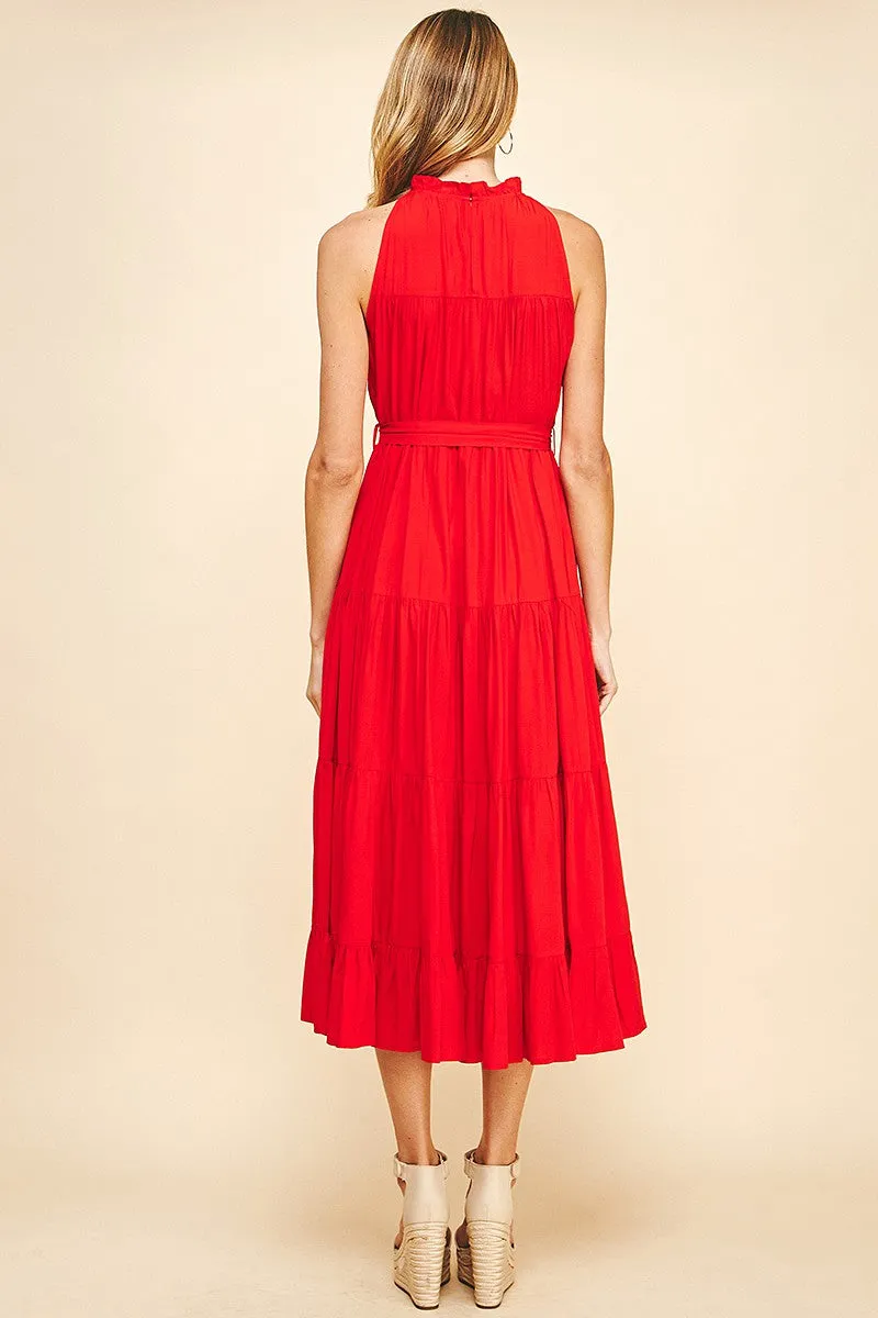 Savannah Halter Midi Dress