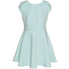 Scuba Dress in Aqua