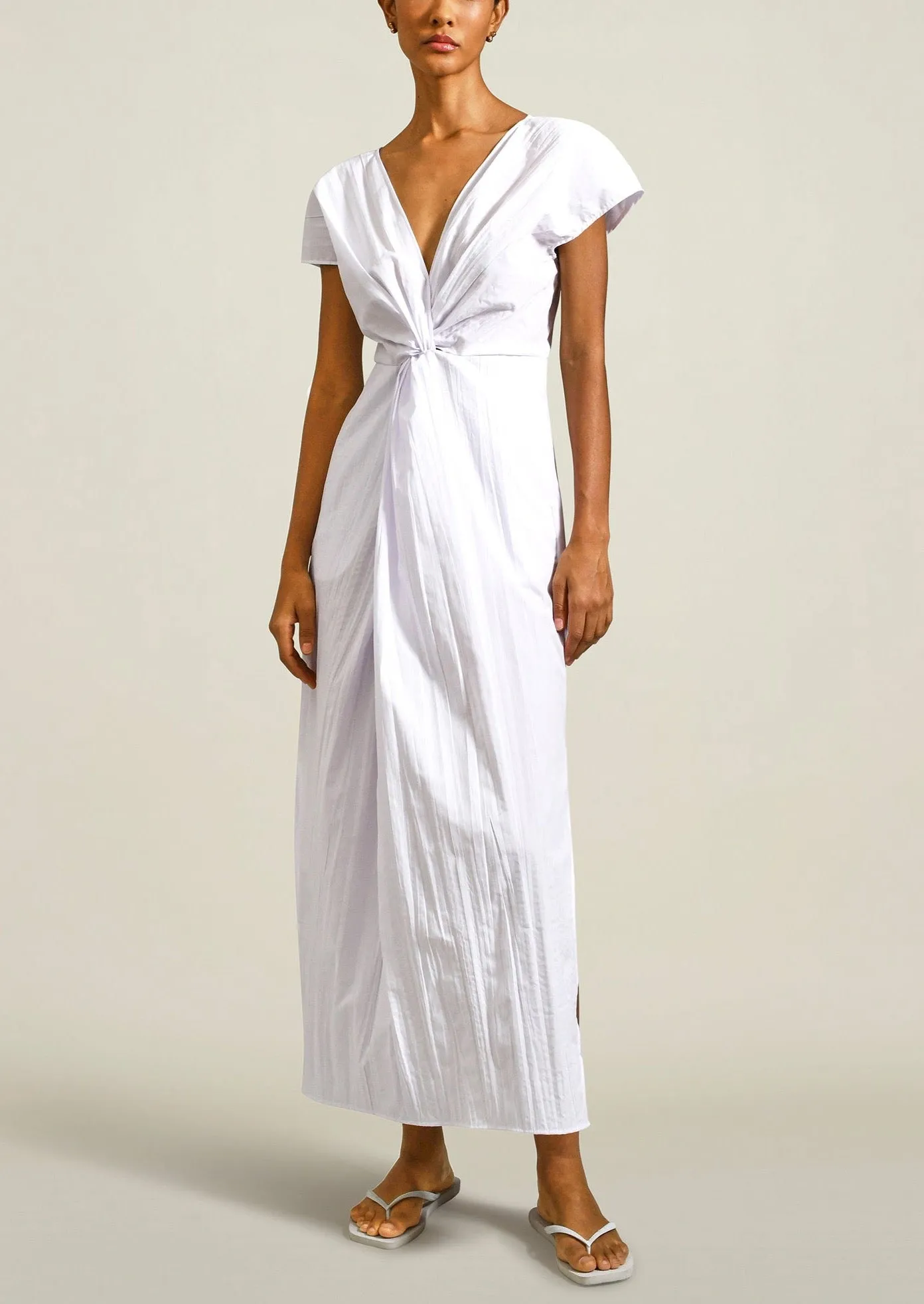 Simone Dress, White