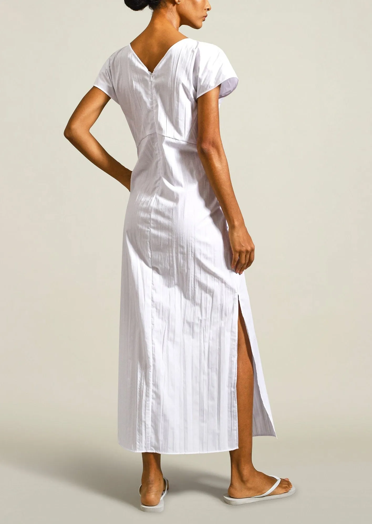 Simone Dress, White