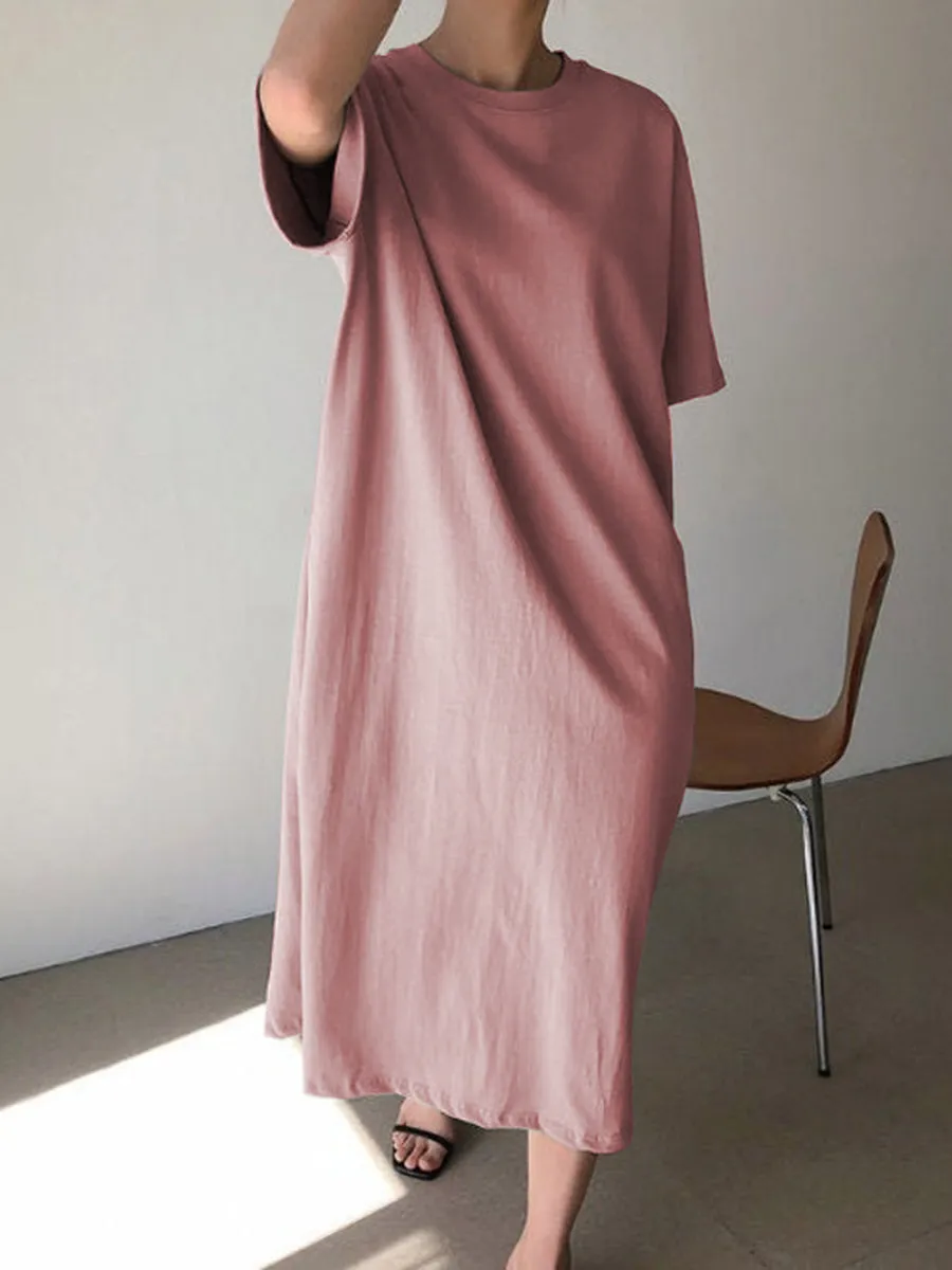 Simple casual comfortable loose dress