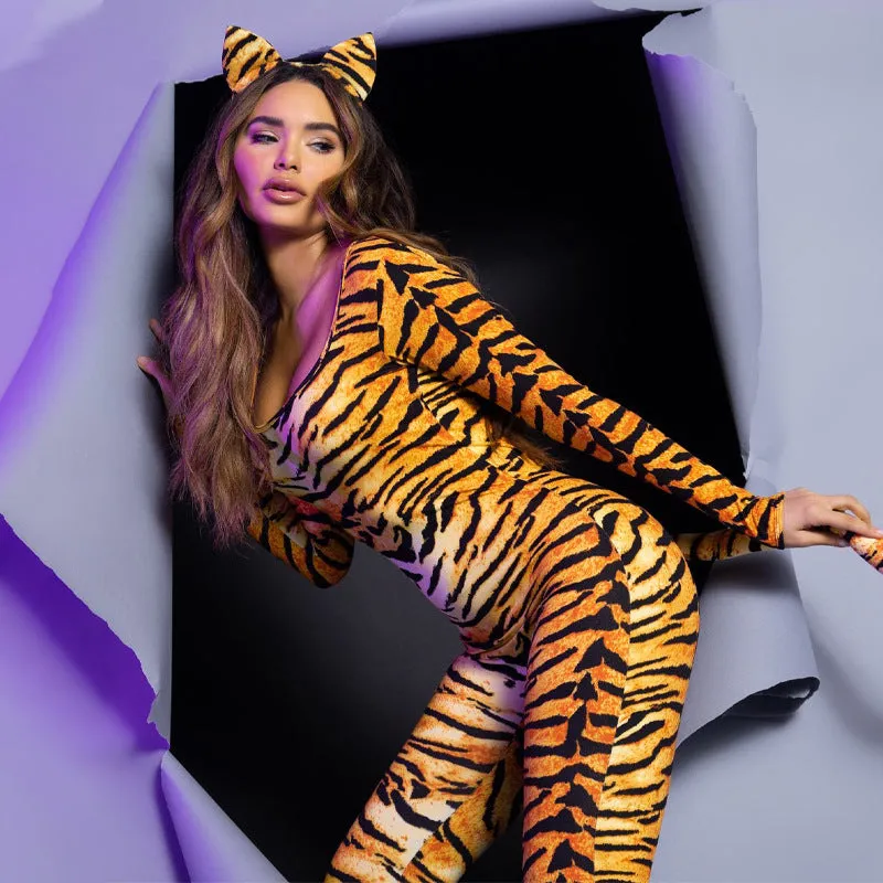 Skinny Jumpsuit With Tail
