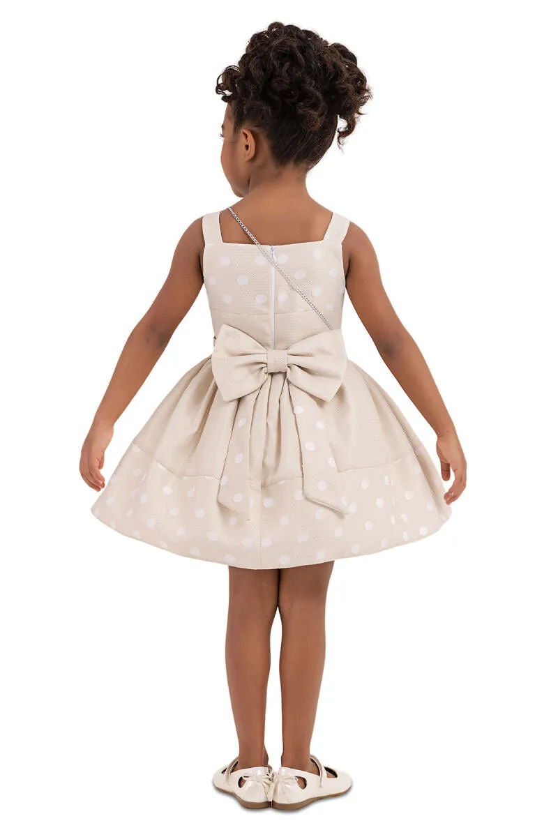 Strappy Princess Dress - Beige