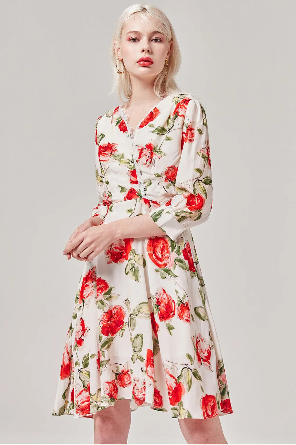Tasha Rose Midi Dress