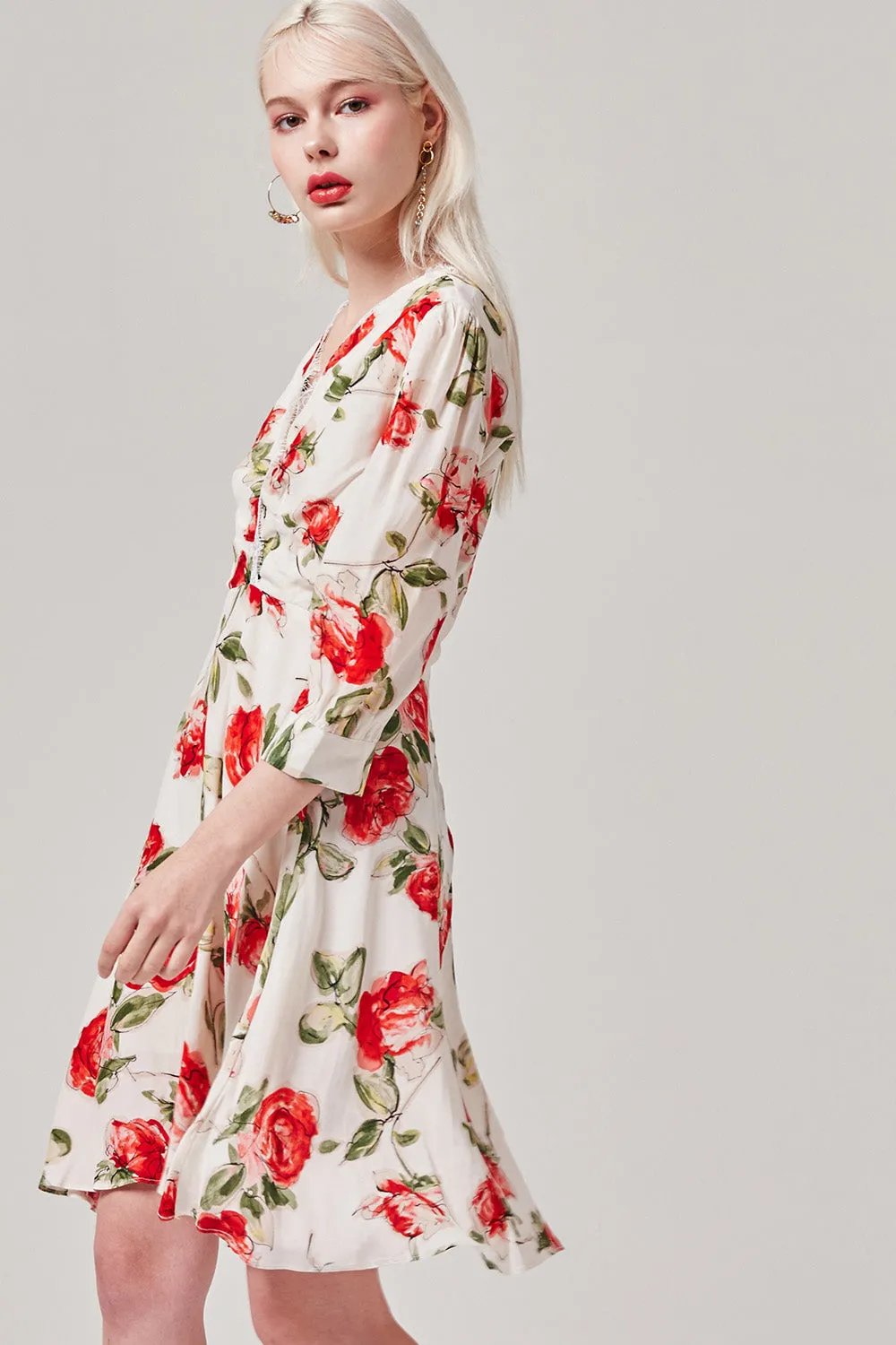 Tasha Rose Midi Dress