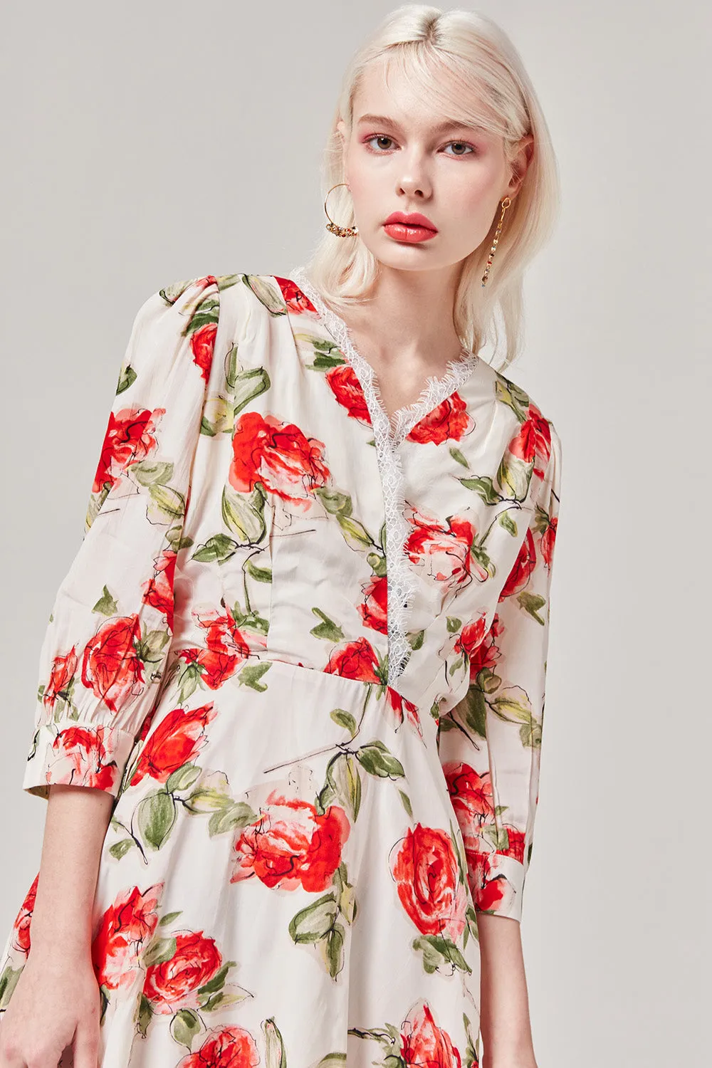 Tasha Rose Midi Dress